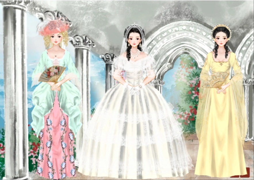 Princess rose wedding