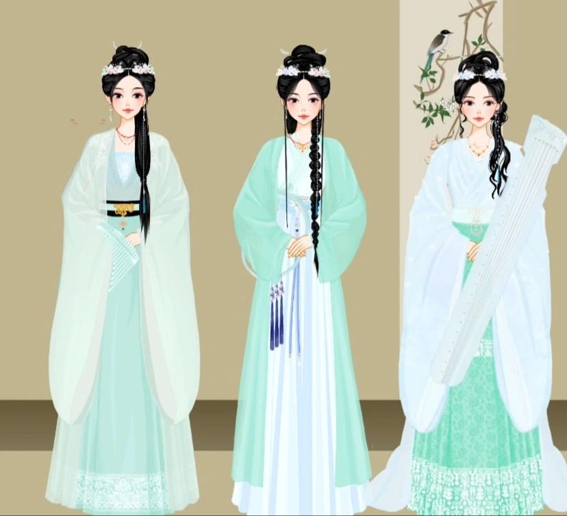 three sister that play instruments