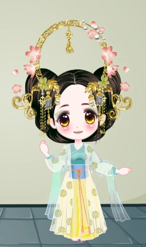 Here is my character. Her name is the Flower Princess 