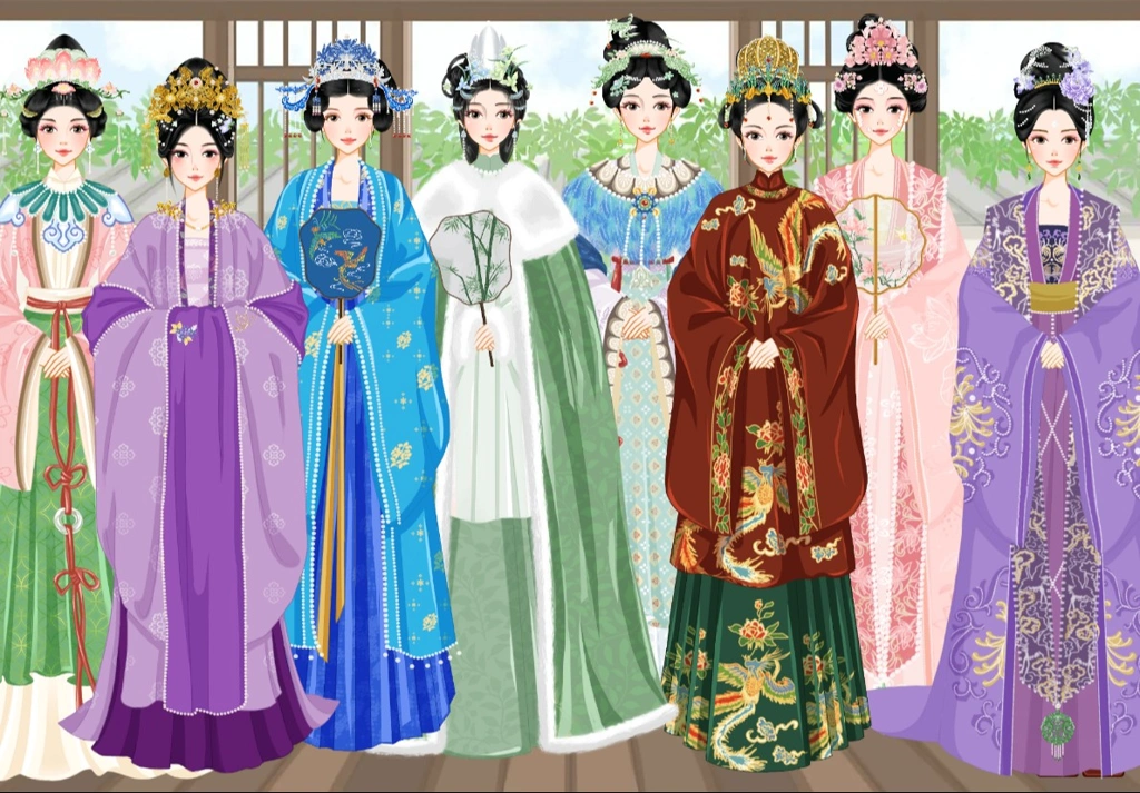 the noble ladies of different states