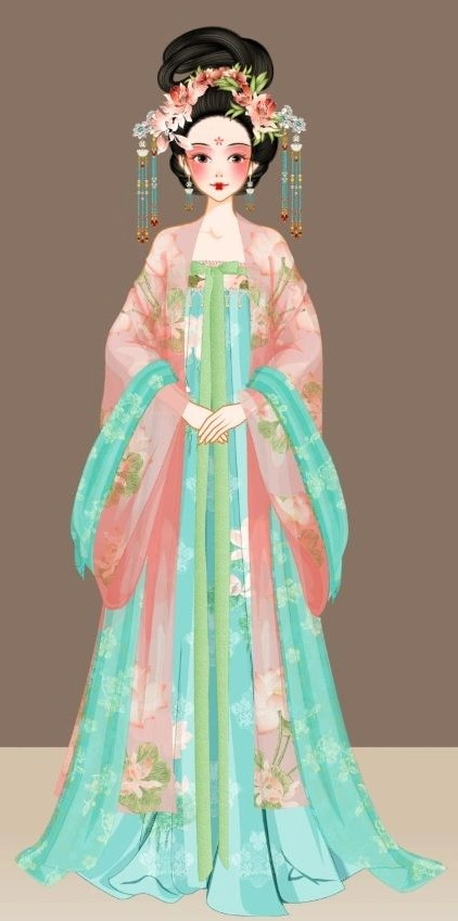 Lady of Flowers by Ponds