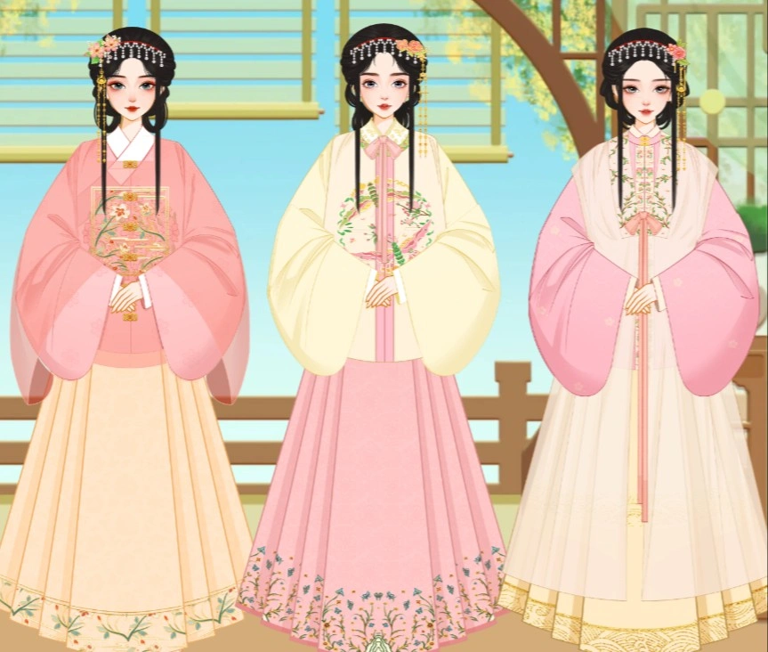 three young daughters of the king