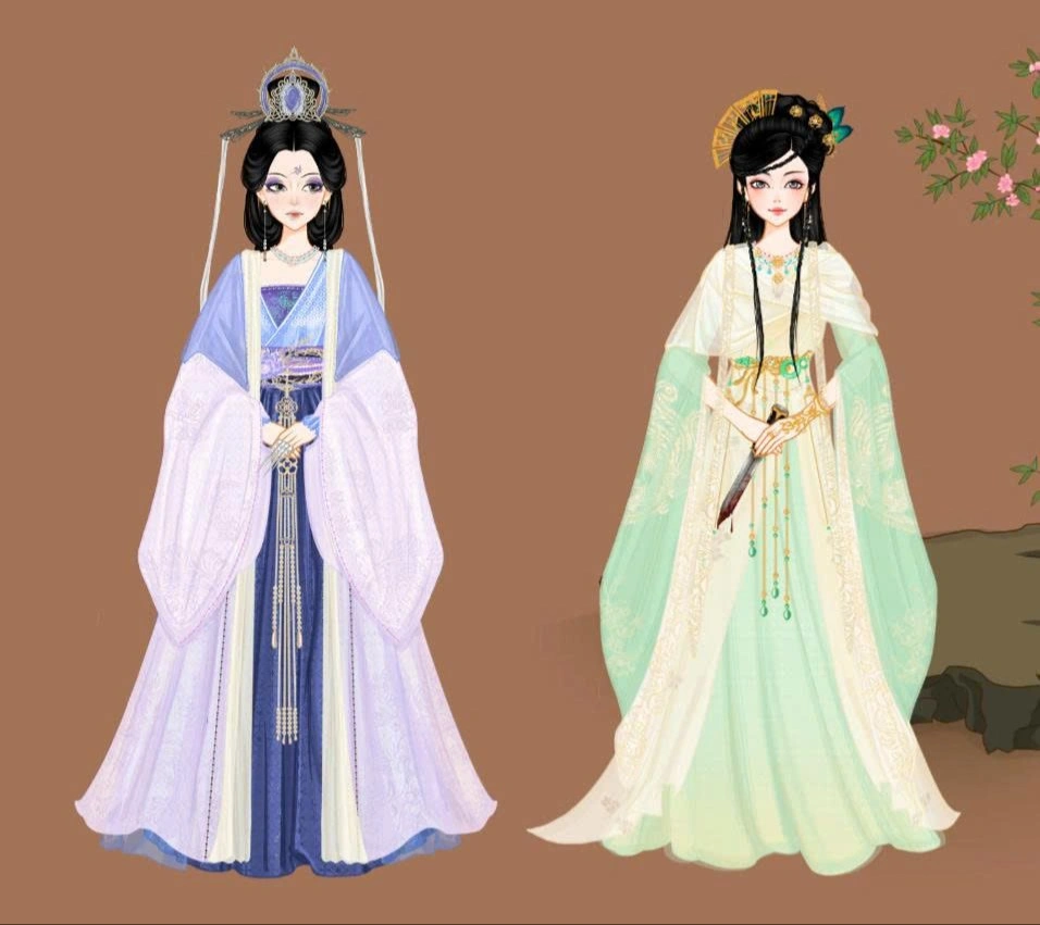 Zhou Zhiruo and Zhao Min (The Heaven Sword and Dragon Saber)
