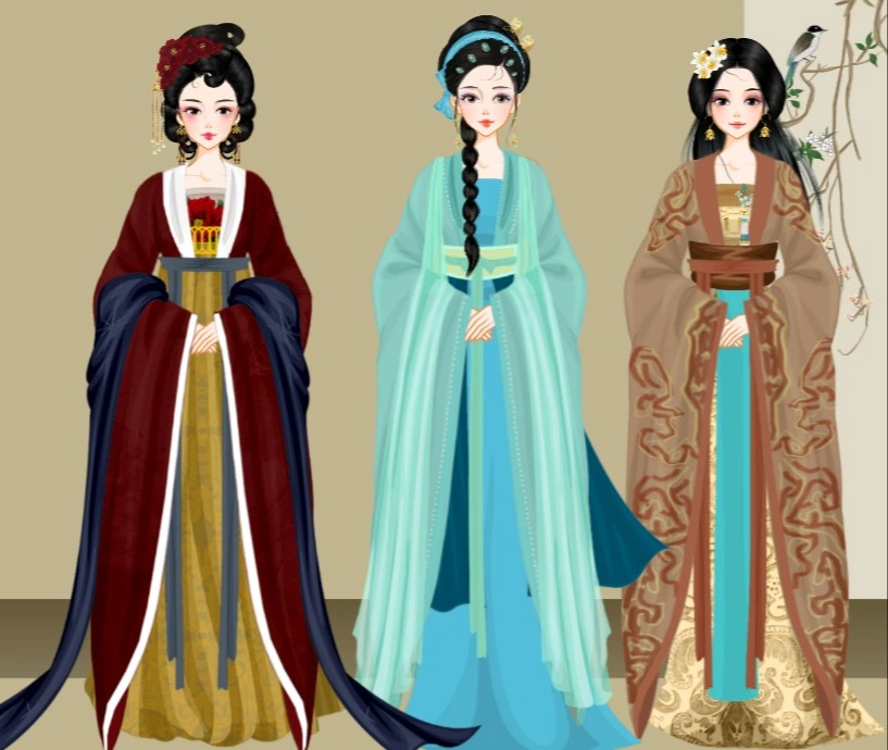 Princess Snow White, Jasmine and Pocahontas