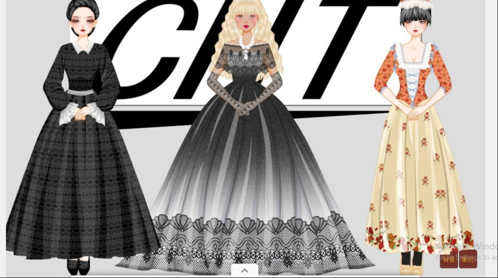 Princess Amelia and her Maids
